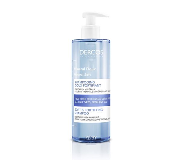 Dercos Mineral Soft Fortifying Shampoo 400ml